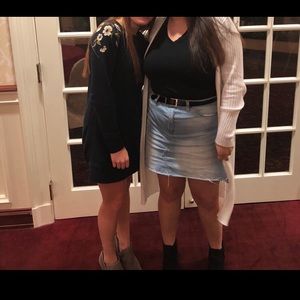 Navy Blue Sweater Dress